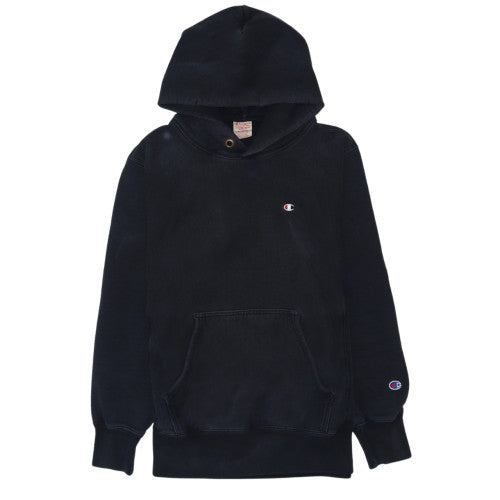 Champion Men's Black Reverse Weave Pullover Hoodie Size L