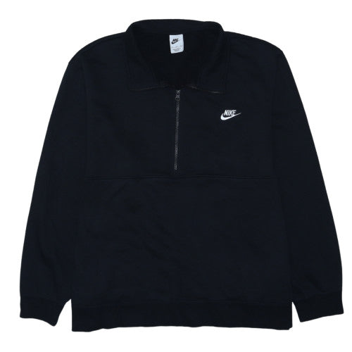 Nike Men's Black 3XL 1/2 Zip Pullover Sweatshirt Fleece