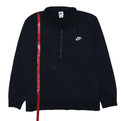 Nike Men's Black 3XL 1/2 Zip Pullover Sweatshirt Fleece