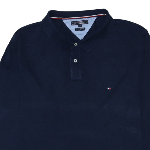 Tommy Hilfiger Men's Blue Slim Fit Long Sleeve Polo XXL