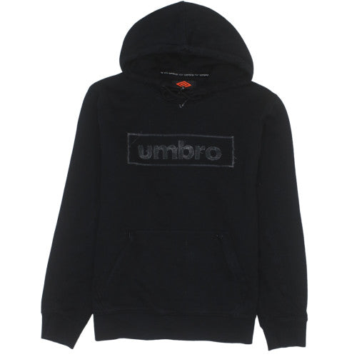 Umbro Men's Black L Pullover Hoodie Sports Fleece Sweatshirt