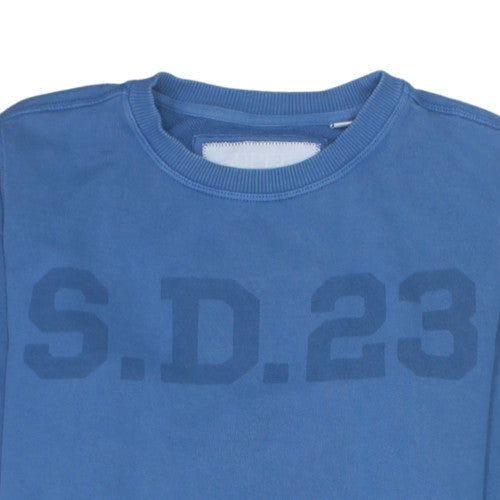 Superdry Men's Blue SD23 Crew Neck Pullover Sweatshirt M