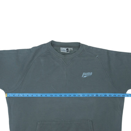 Puma Men's Grey 2XL Pullover Sweatshirt Crew Neck Sportswear