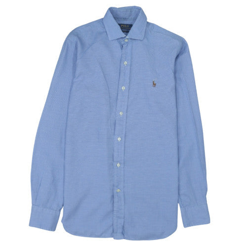 Polo Ralph Lauren Men’s Blue Slim Fit Long Sleeve Cotton Shirt 14.5 37