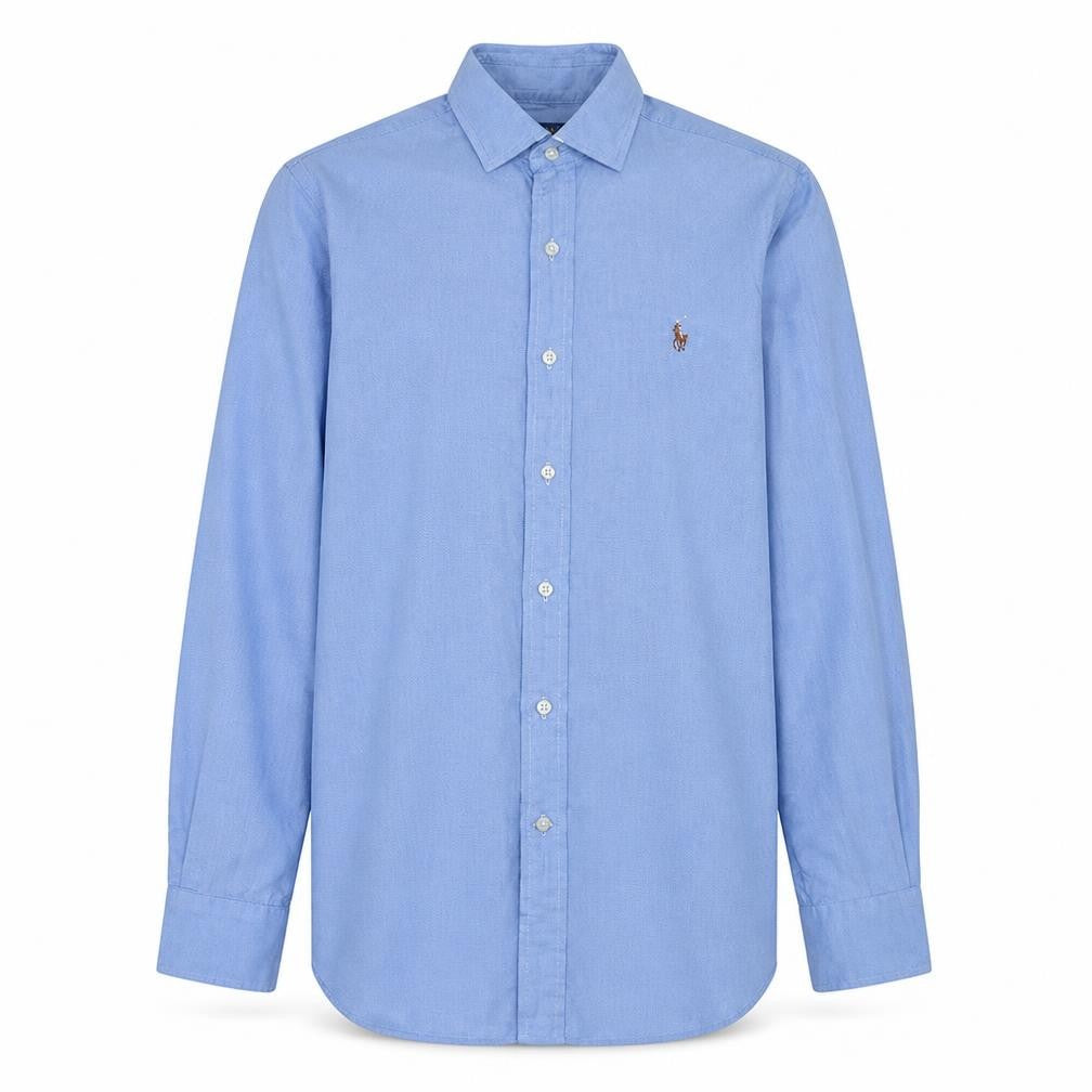Polo Ralph Lauren Men’s Blue Slim Fit Long Sleeve Cotton Shirt 14.5 37