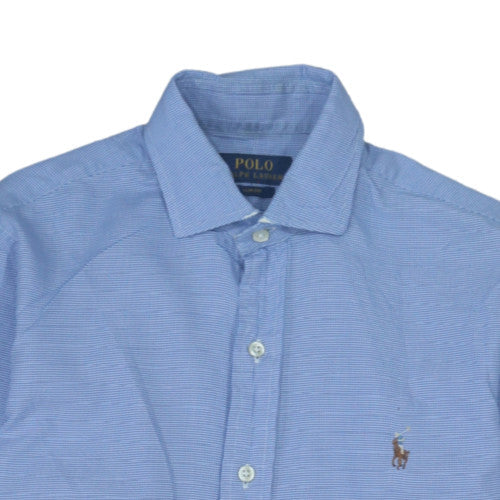 Polo Ralph Lauren Men’s Blue Slim Fit Long Sleeve Cotton Shirt 14.5 37