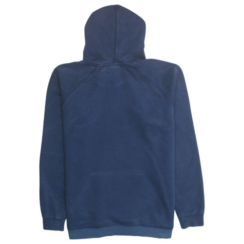 Adidas Men's Blue XL Pullover Hoodie with Logo Graphic