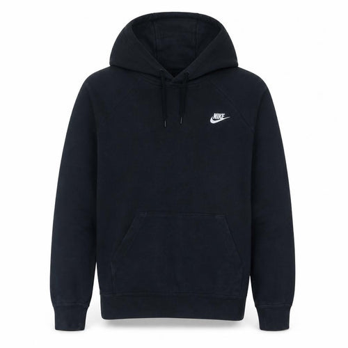 Nike Men's Black Pullover Hoodie M Regular Fit Fleece Sportswear