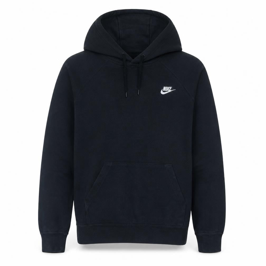 Nike Men's Black Pullover Hoodie M Regular Fit Fleece Sportswear