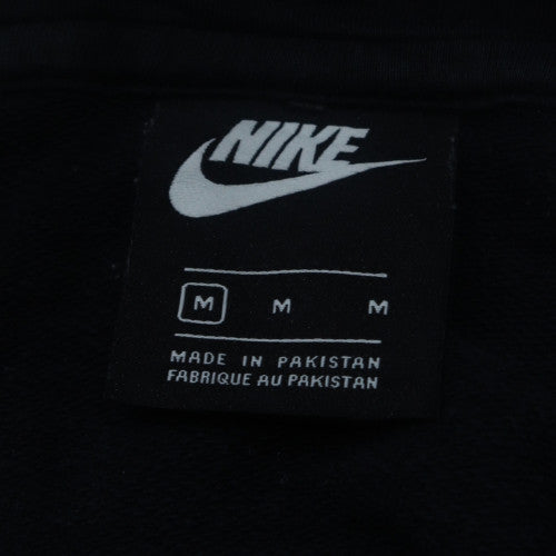 Nike Men's Black Pullover Hoodie M Regular Fit Fleece Sportswear