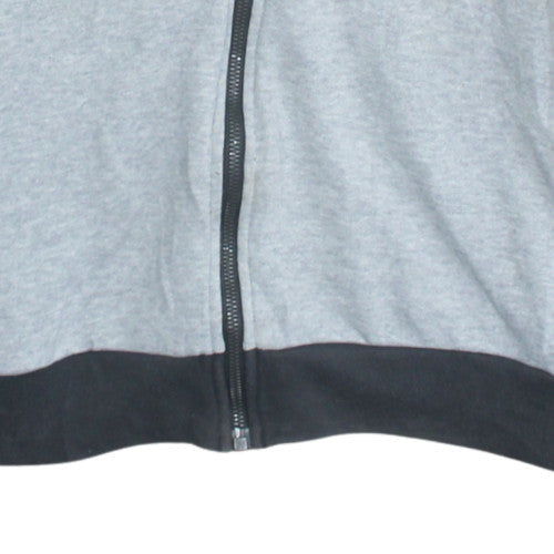adidas Men's Grey Full Zip Hoodie XL Sports Fleece Jumper
