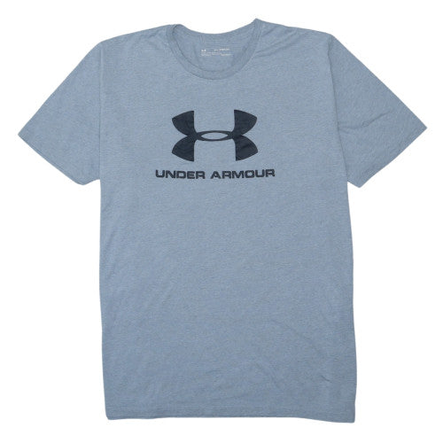 Under Armour Men's Blue 2XL Crew Neck Loose Fit HeatGear T-Shirt