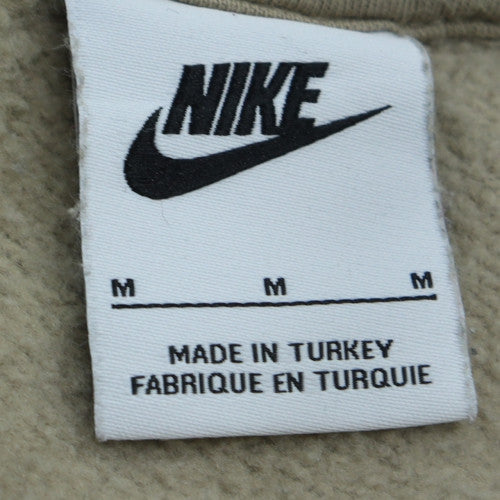 Nike Men's Beige Pullover Sweatshirt M Crew Neck Fleece