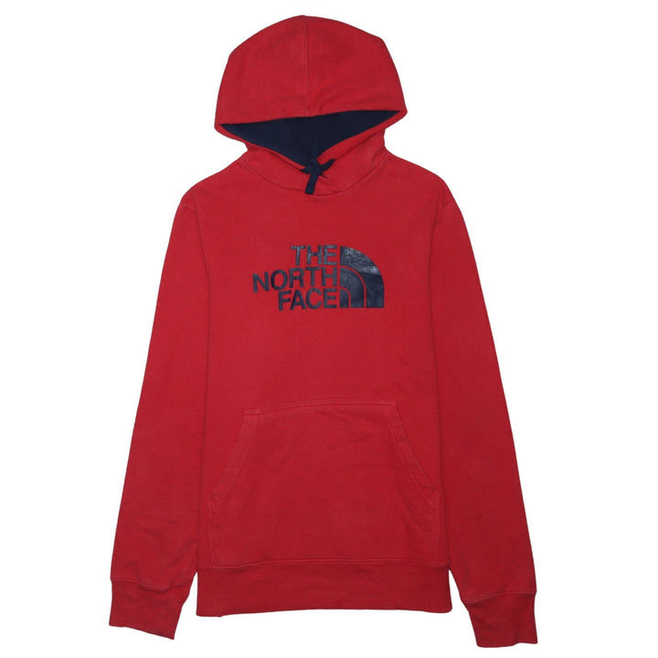 The North Face Men's Red Pullover Hoodie Size S Regular Fit Fleece