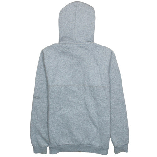 Adidas Men's Grey Pullover Hoodie M Regular Fit Sports Fleece