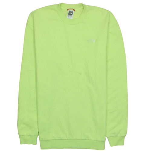 The North Face Men's Green L Crew Neck Cotton Pullover Sweatshirt