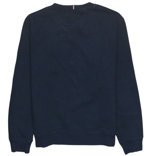 Tommy Hilfiger Men's Blue Logo Pullover Sweatshirt L