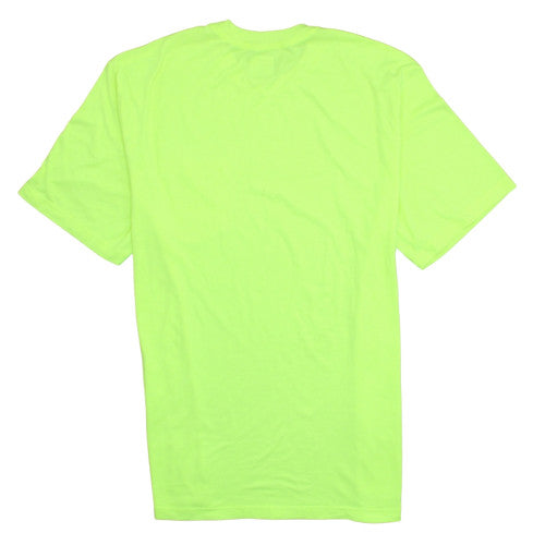 Wrangler Workwear Men's Neon Green 2XLT Crew Neck Short Sleeve T-Shirt