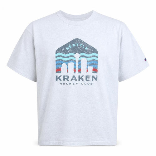 Champion Men’s Grey Seattle Kraken Hockey Club Graphic T-Shirt XXL