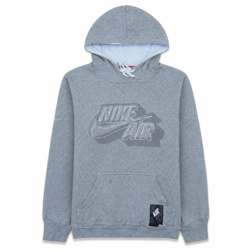 Nike Men’s Grey Pullover Hoodie Small Fleece Long Sleeve Sportswear