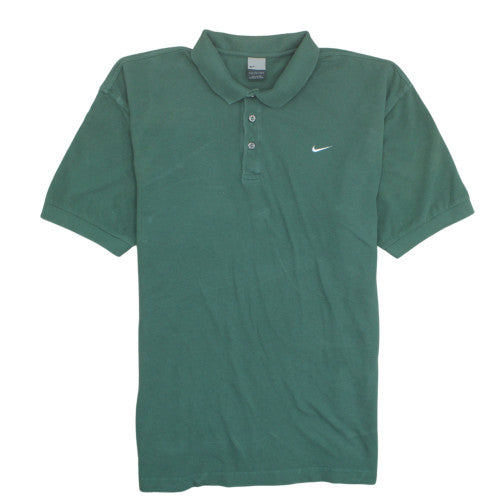 Nike Men's Green XL Classic Fit Cotton Short Sleeve Polo Shirt