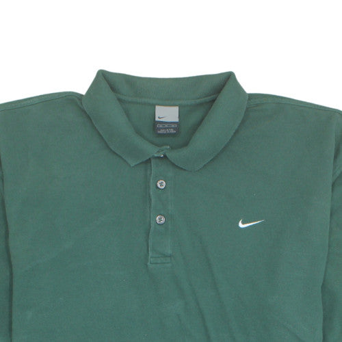 Nike Men's Green XL Classic Fit Cotton Short Sleeve Polo Shirt