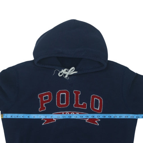 Polo Ralph Lauren Men's Navy Pullover Hoodie Size M Cotton Blend