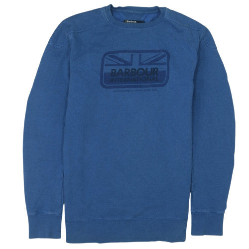 Barbour International Mens Blue L Pullover Sweatshirt