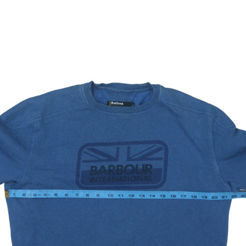Barbour International Mens Blue L Pullover Sweatshirt