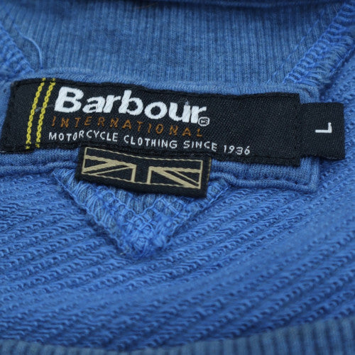Barbour International Mens Blue L Pullover Sweatshirt