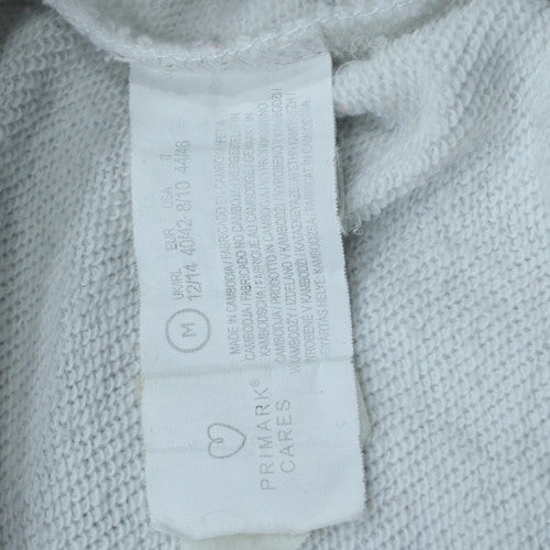 Primark Women White Los Angeles Lakers Crew Neck Sweatshirt M