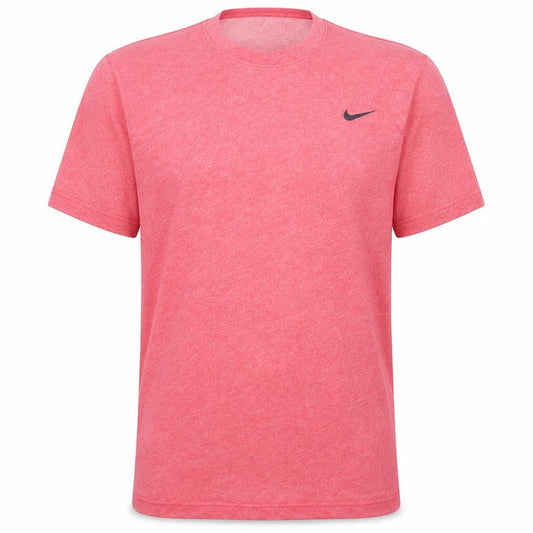 Front view of Nike Men's Red Dri-Fit Crew Neck T-Shirt XL Sports Tee
