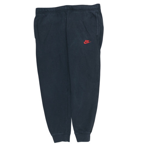 Nike Men Black Fleece Jogger Sweatpants M Regular Fit