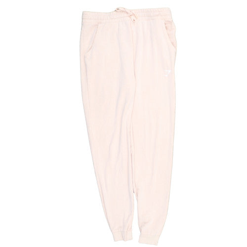Gymshark Women Pink L Joggers Viscose Blend Drawstring Cuffed Trousers