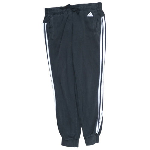 Adidas Womens Black Jogger Sweatpants M Fleece Sports Casual
