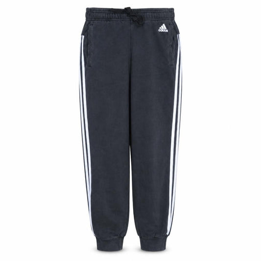Front view of Adidas women’s black jogger sweatpants m fleece sports casual