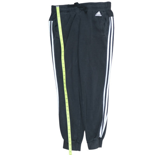 Adidas Womens Black Jogger Sweatpants M Fleece Sports Casual