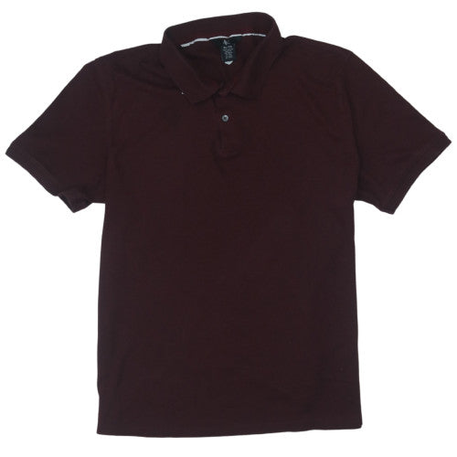 Calvin Klein Men's Brown XL Cotton Short Sleeve Polo Shirt