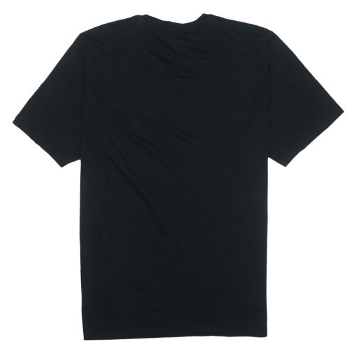 Adidas Men's Black XL Crew Neck Short Sleeve Cotton T-Shirt