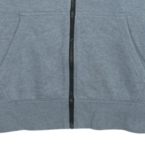 Nike Men's Grey Full Zip Hoodie M Regular Fit Sportswear