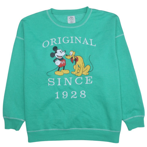 Primark Disney Green Mickey & Pluto Women's L Sweatshirt