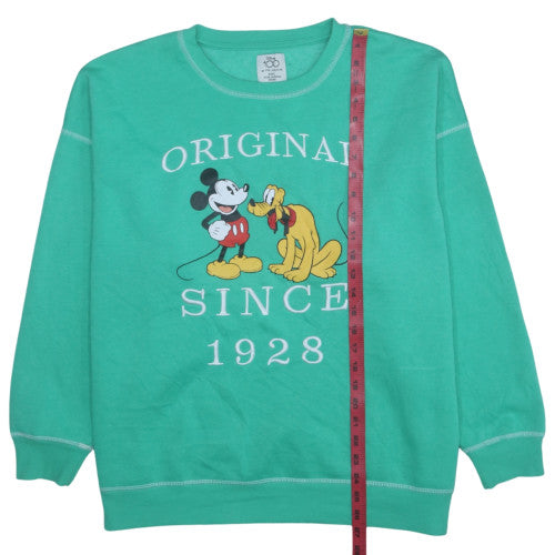 Primark Disney Green Mickey & Pluto Women's L Sweatshirt