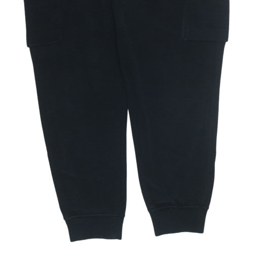 Nike Men's Black Cargo Fleece Jogger Trousers Size L