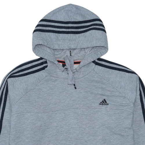 Adidas Men’s Grey XL Pullover Hoodie Essentials Performance