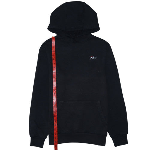 Fila Men's Black XS Pullover Hoodie - Cotton Blend Classic Sportswear