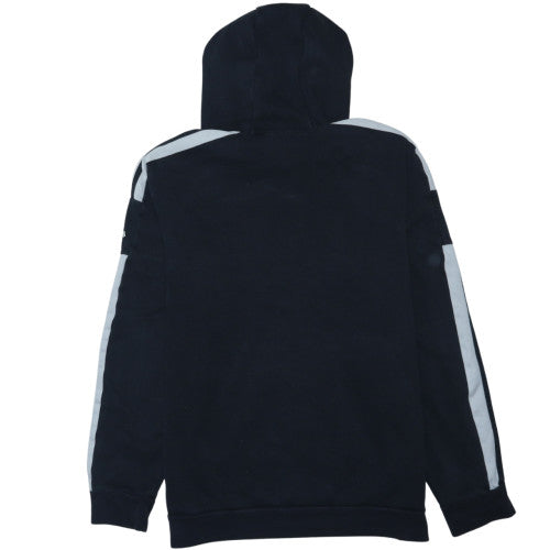 Adidas Men's Black Pullover Hoodie L Sports Fleece Hooded Sweatshirt