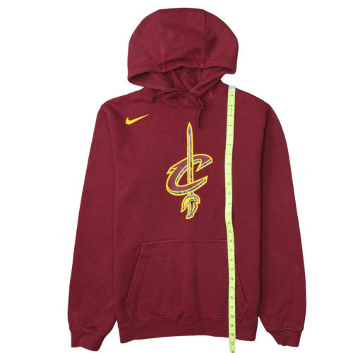 Nike Men’s Maroon Hoodie Medium Pullover NBA Graphic Cotton Blend