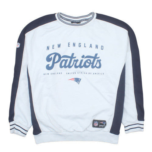 Primark NFL Men’s White Sweatshirt XL Patriots Graphic Pullover