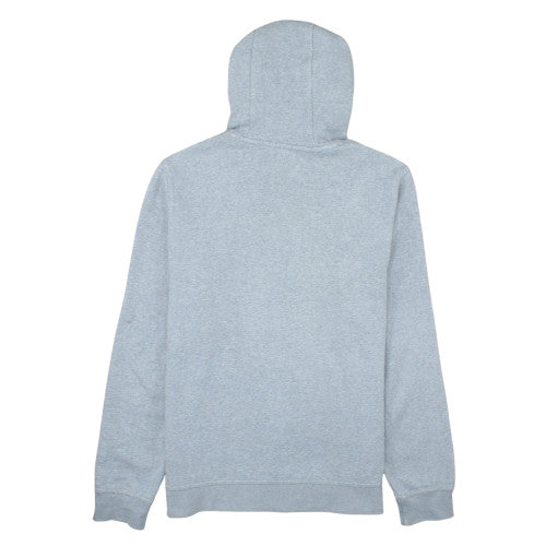 Nike Women's Grey Pullover Hoodie L Cotton Blend with Logo