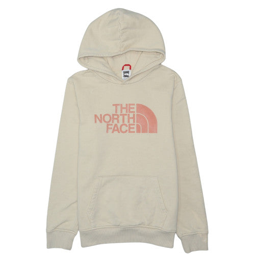 The North Face Boys Beige XL Pullover Hoodie 100% Cotton Fleece